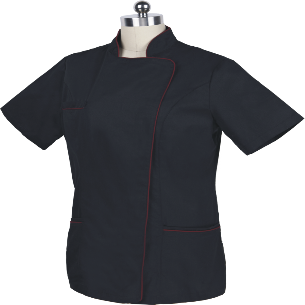 CASACA NEGRO/GRANATE