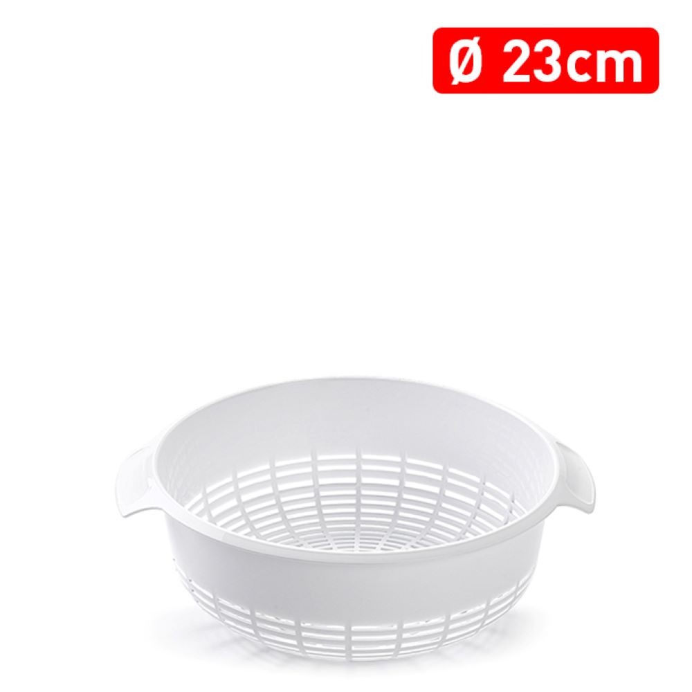 WHITE VEGETABLE DRAINER 23