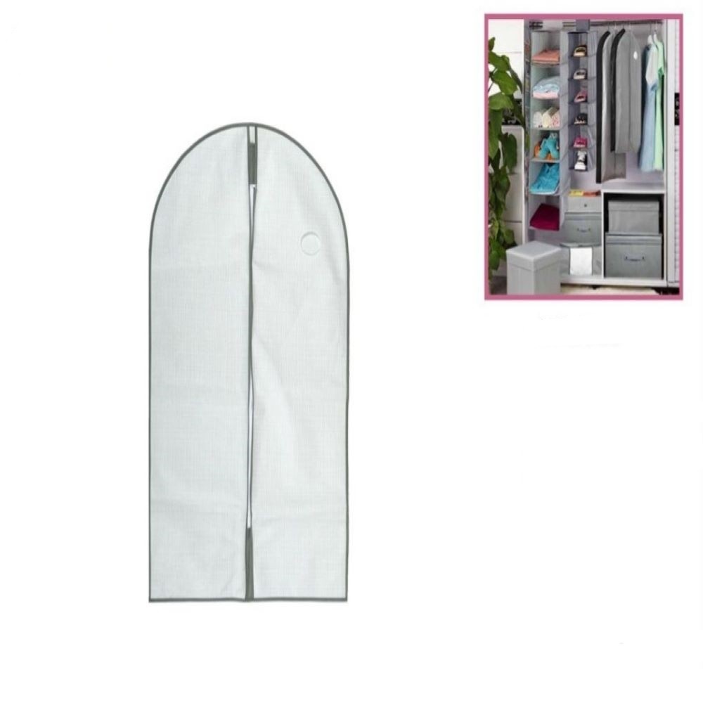 FUNDA ROPA MARRÓN/AMARILLO