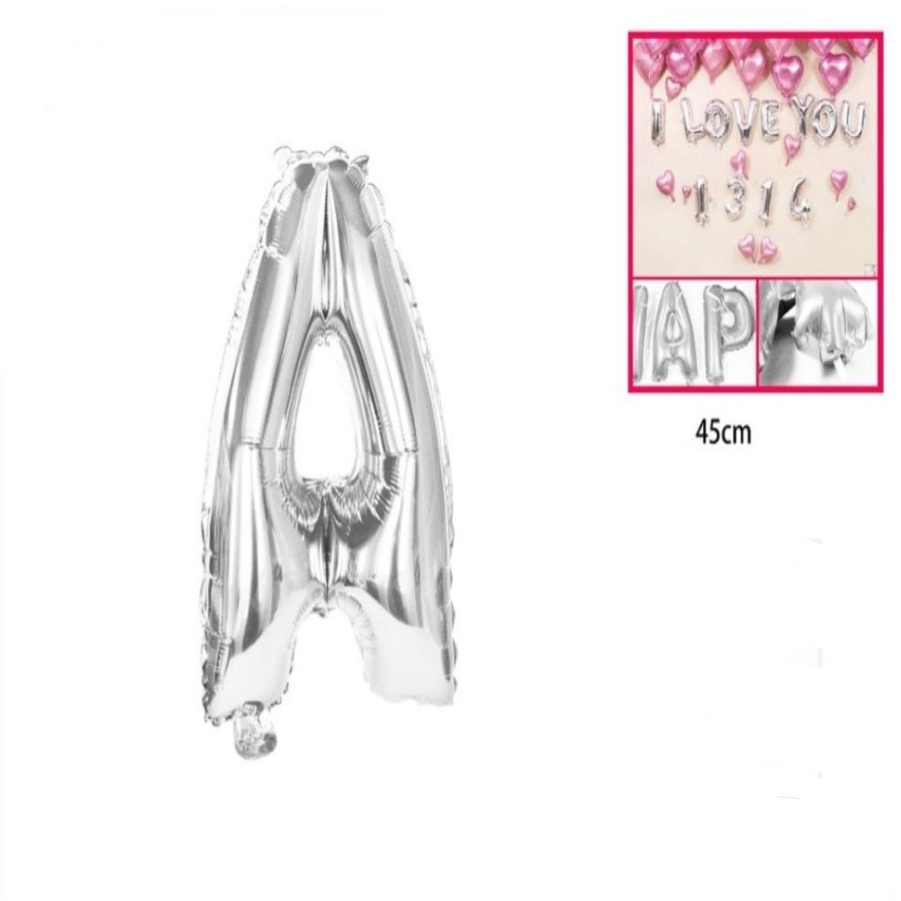 FOIL BALLOON "A" SILVER