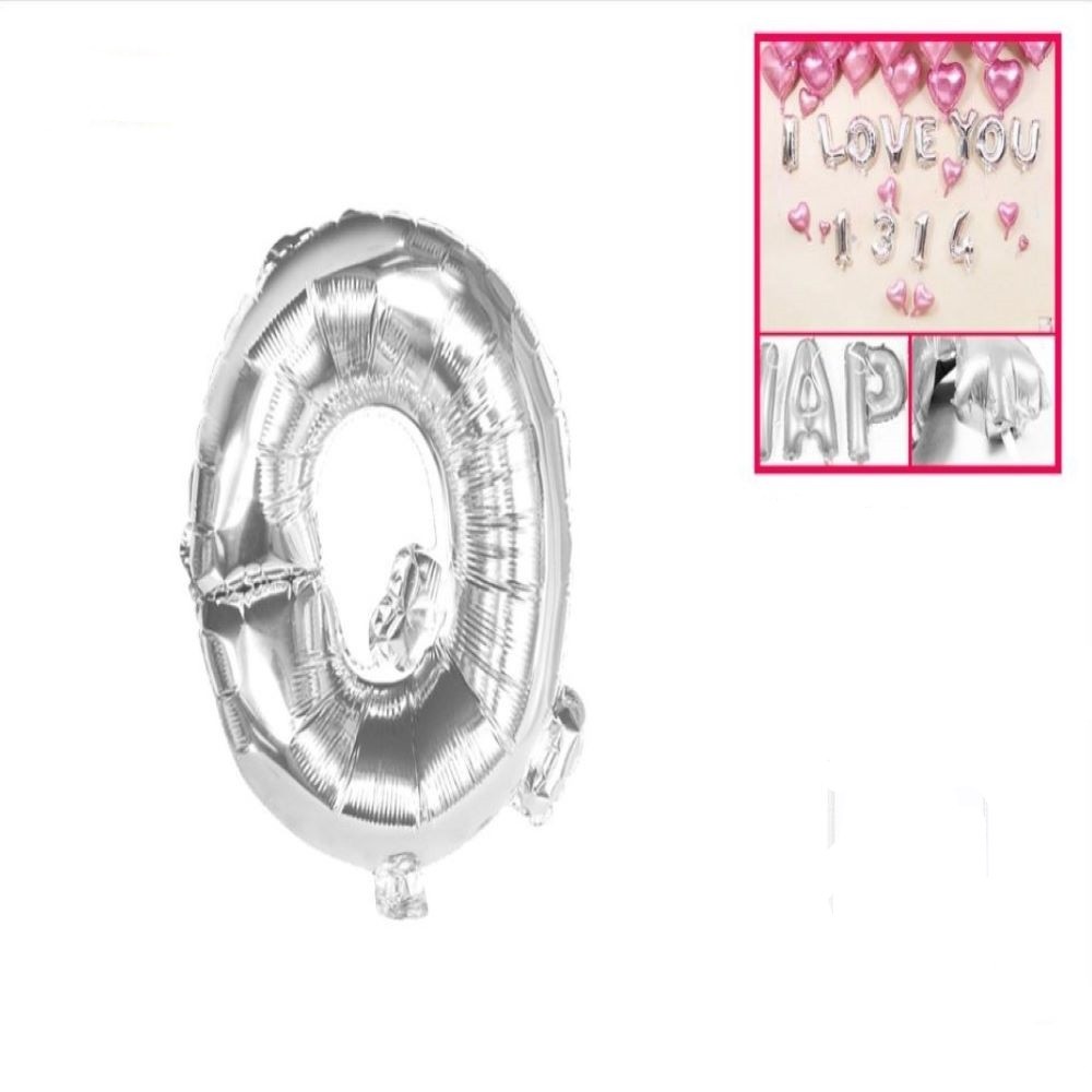 FOIL BALLOON "Q" SILVER