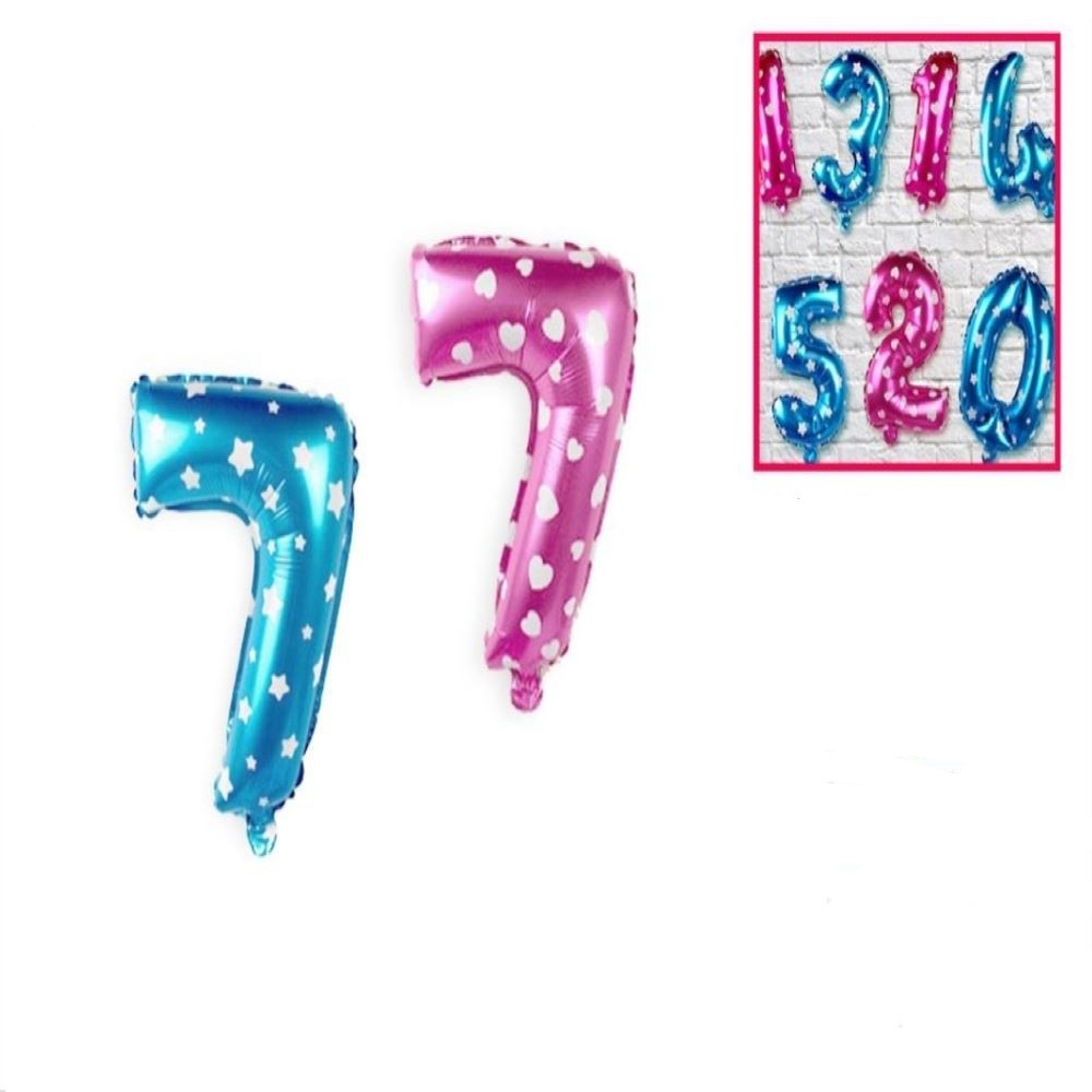 FOIL BALLOON "7" PRINT