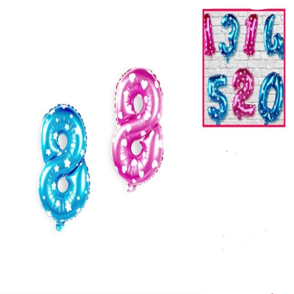 FOIL BALLOON "8" PRINT