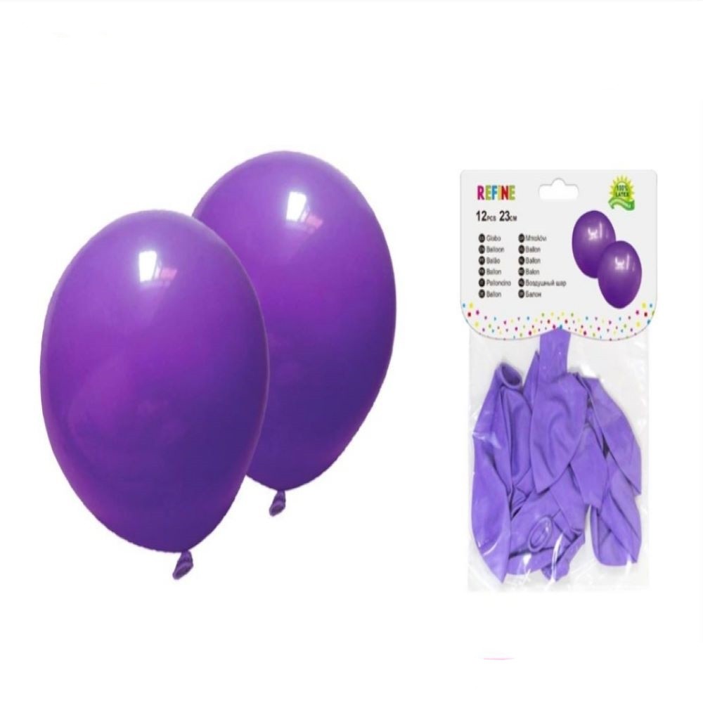 P12 PASTEL PURPLE BALLOONS
