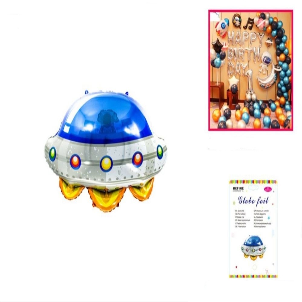 GLOBO FOIL/NAVE ESPACIAL