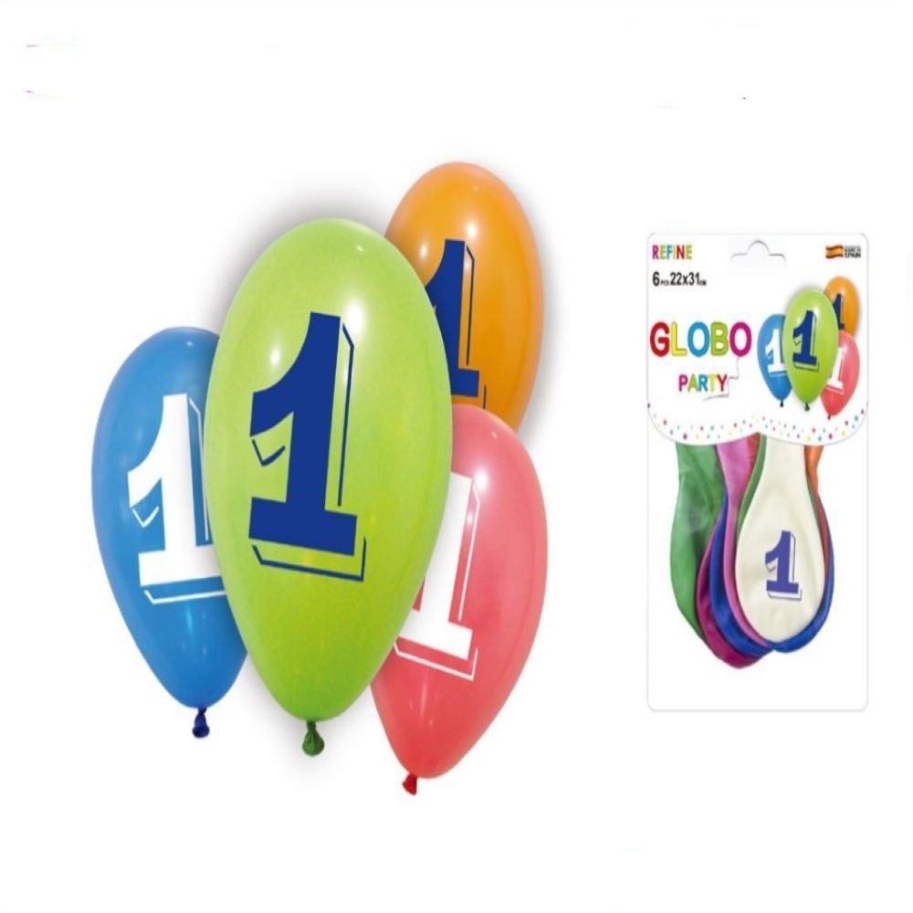 6 PRINTED BALLOON PACK 1