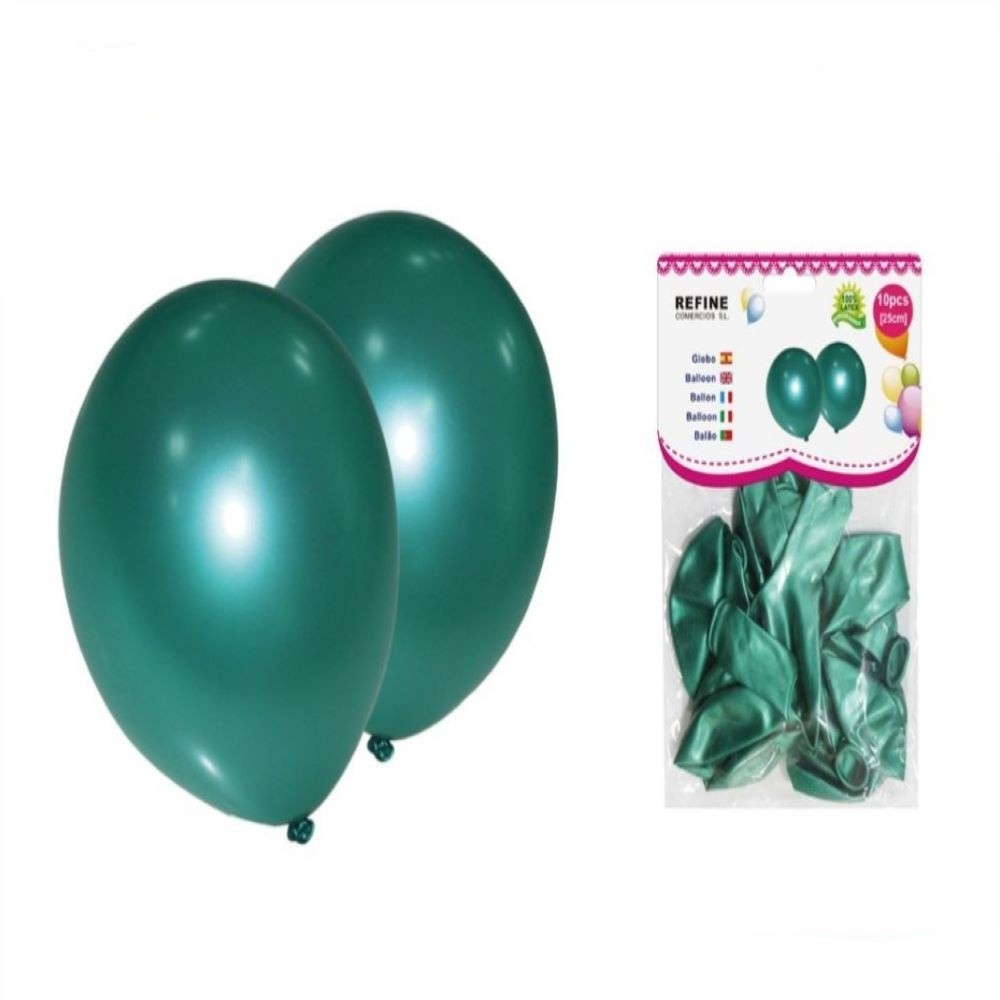 10PCS GREEN BALLOONS