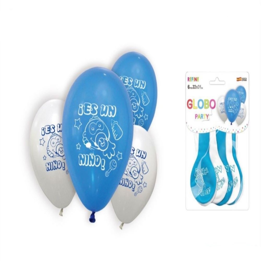 6PCS BALLOONS "IT'S A BOY"