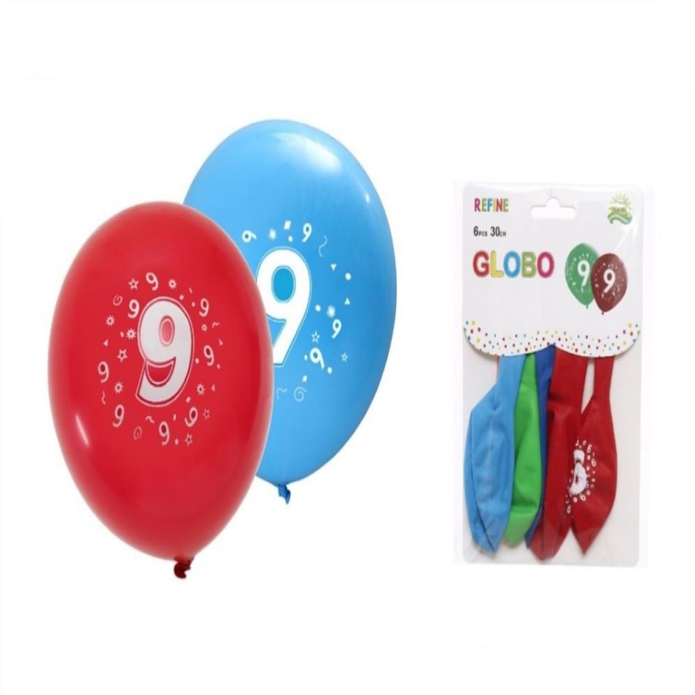 PRINTED BALLOONS 9 30CM