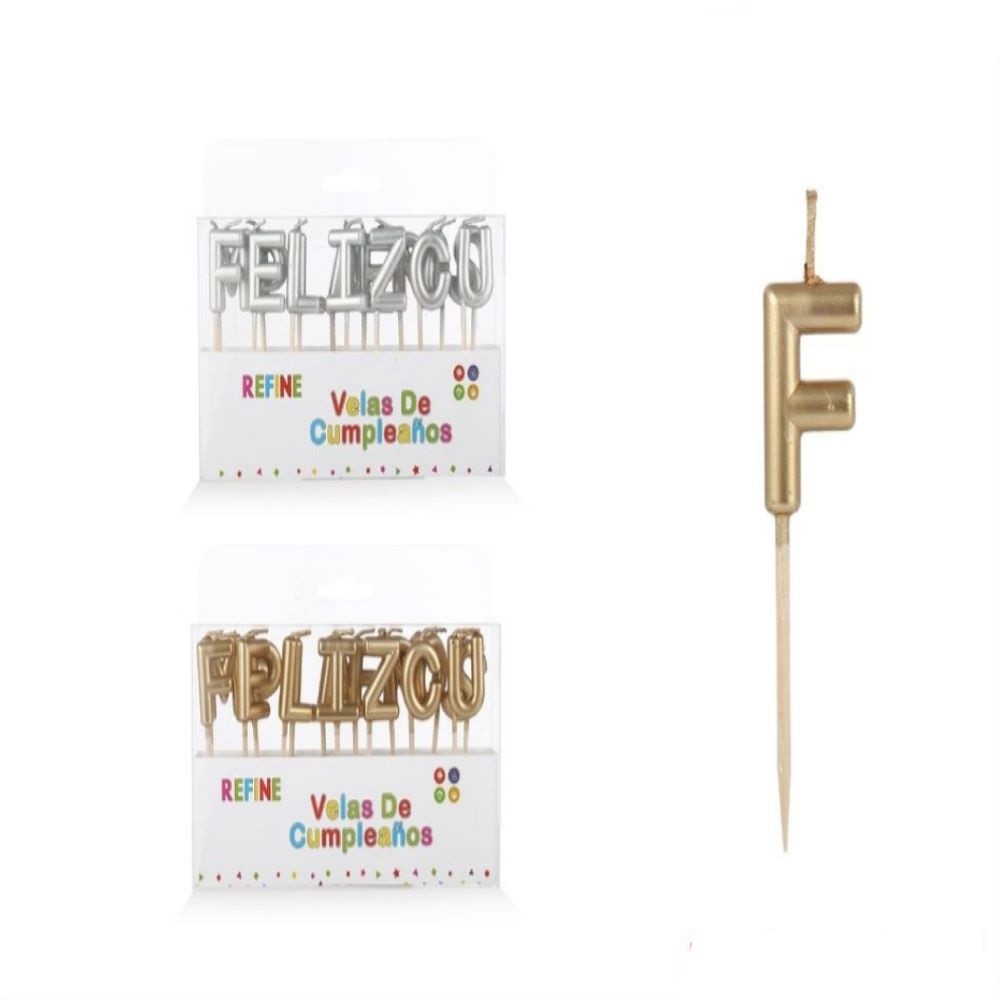 SILVER BIRTHDAY CANDLES