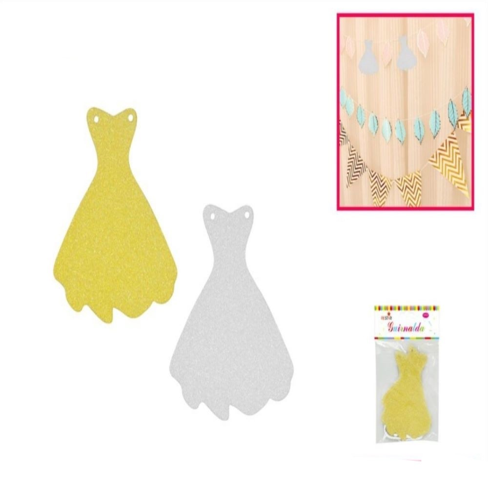 12PCS GUIRNALDA/VESTIDO