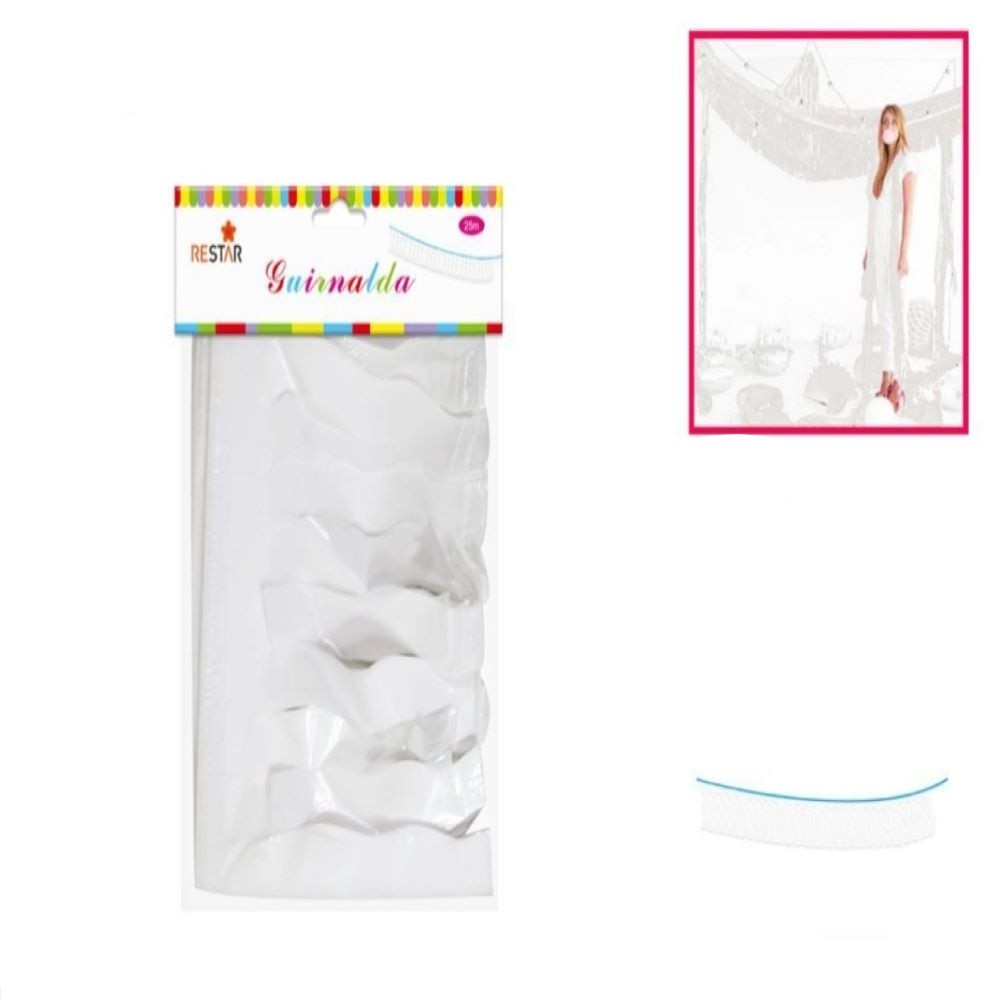 PARTY GARLAND- WHITE