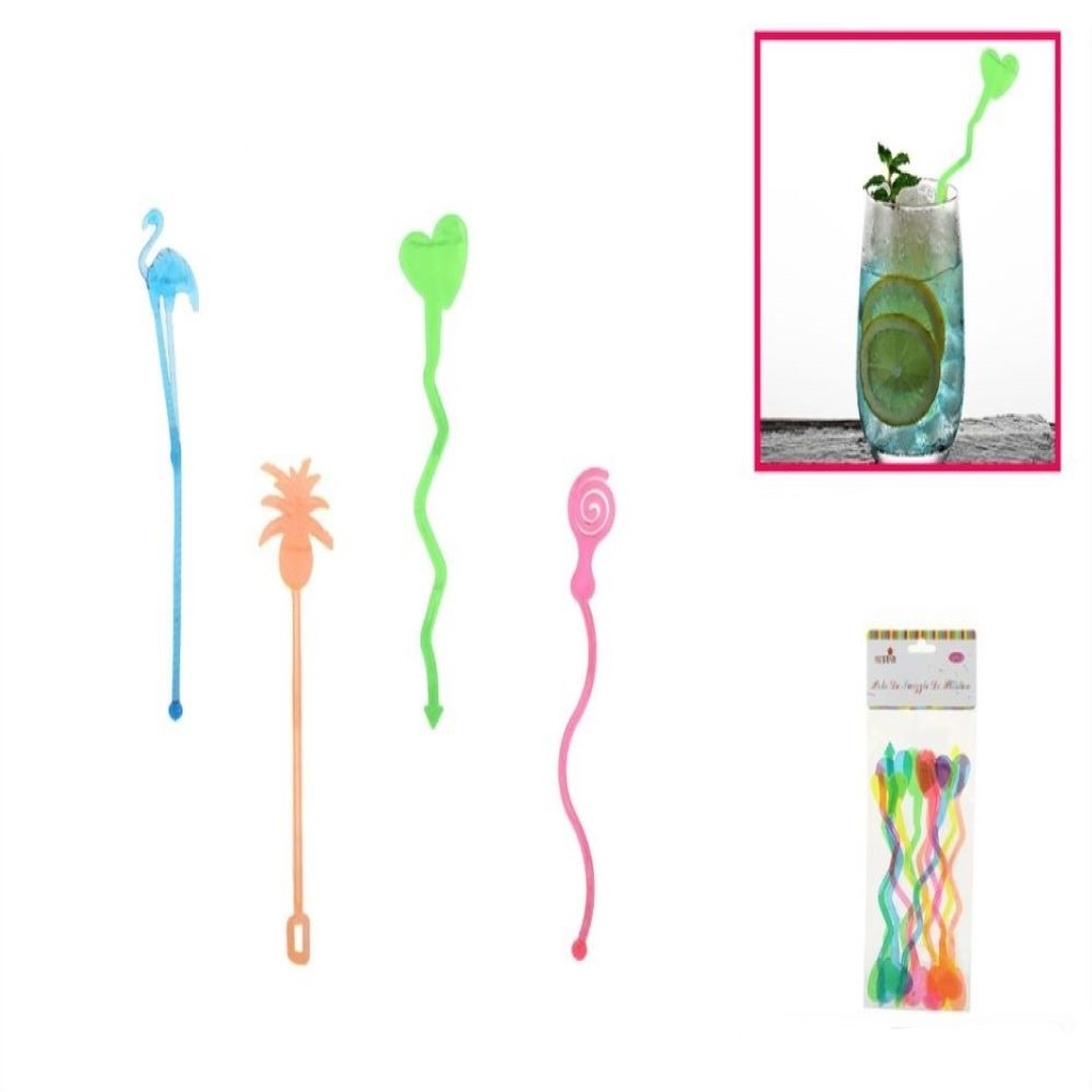 12PCS SWIZZLE STICK / HEART