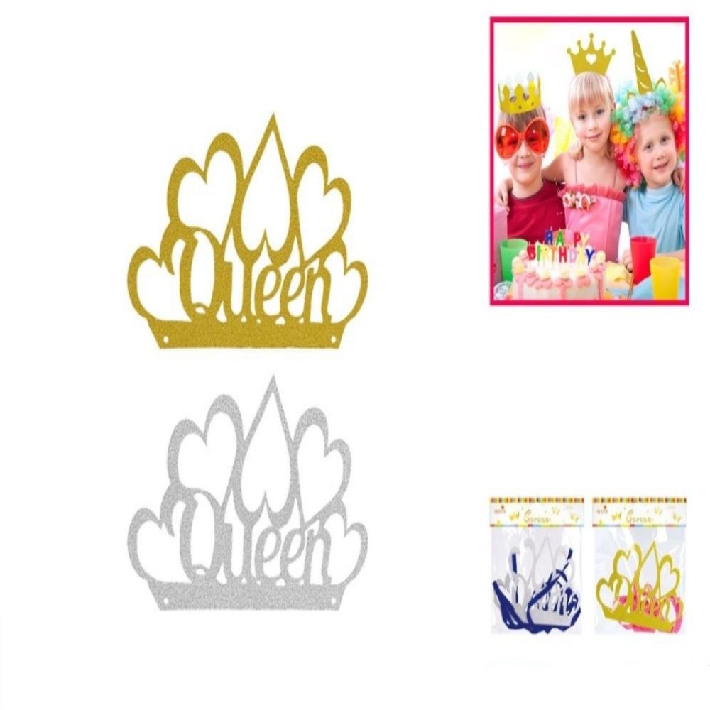 3PCS CORONA C/GLITTER