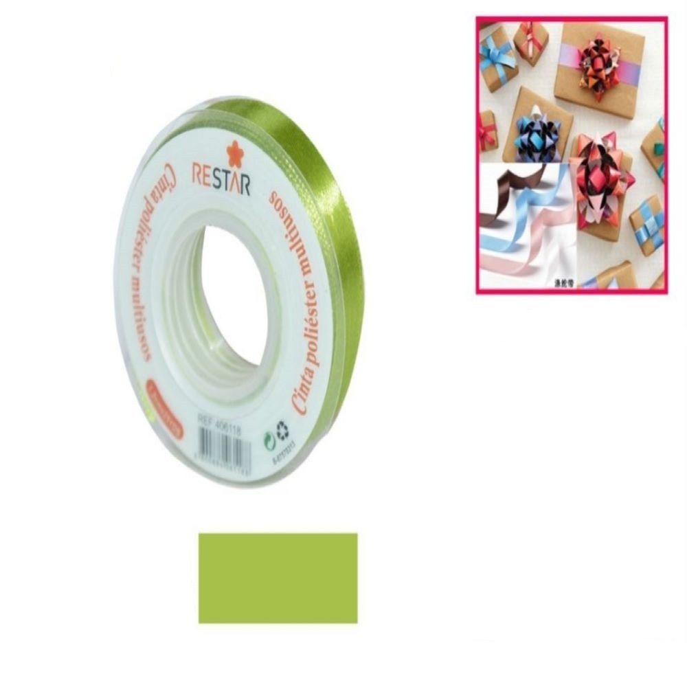 GIFT RIBBON GREEN OLIVE 1.2...