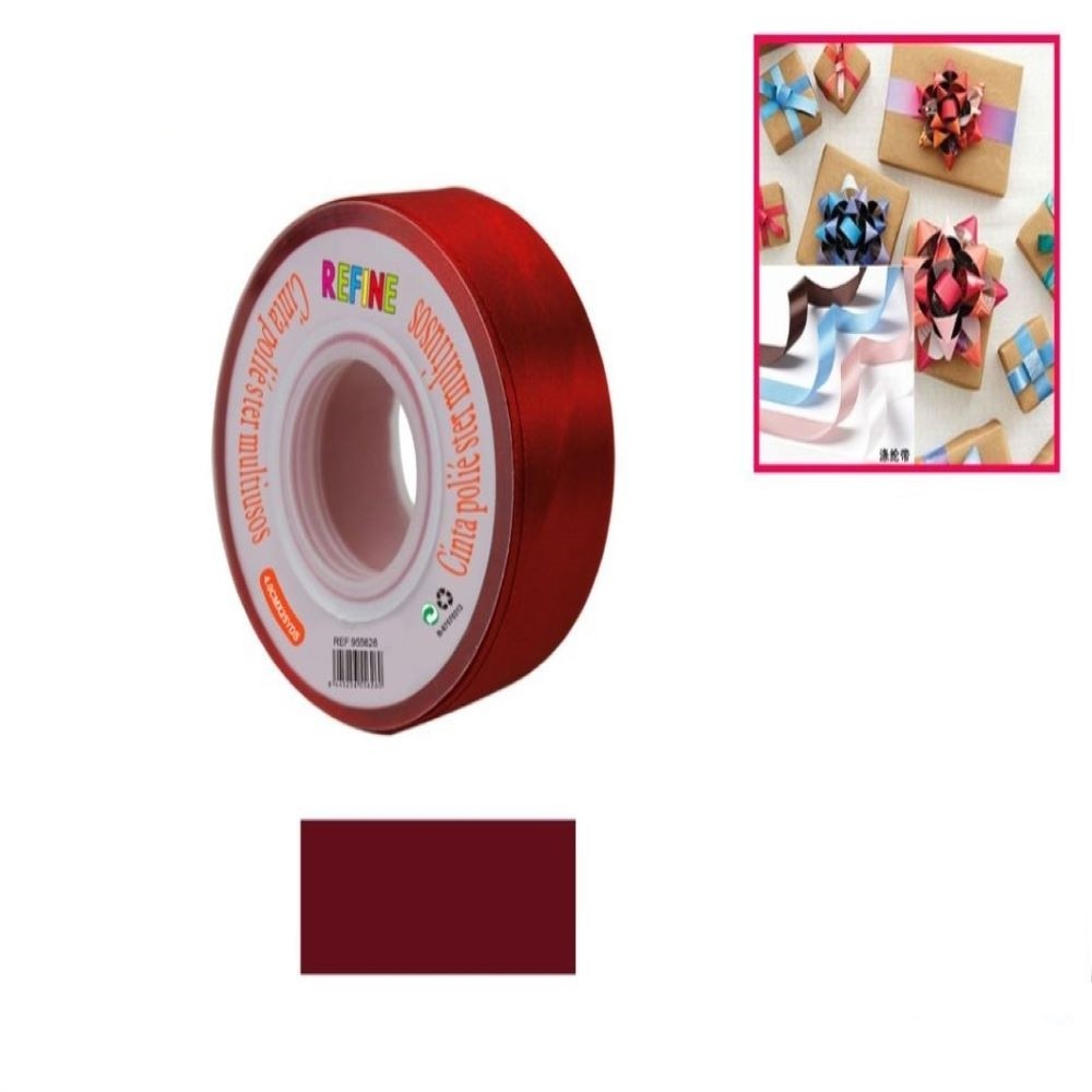 BURGUNDY GIFT RIBBON 2.5 *...