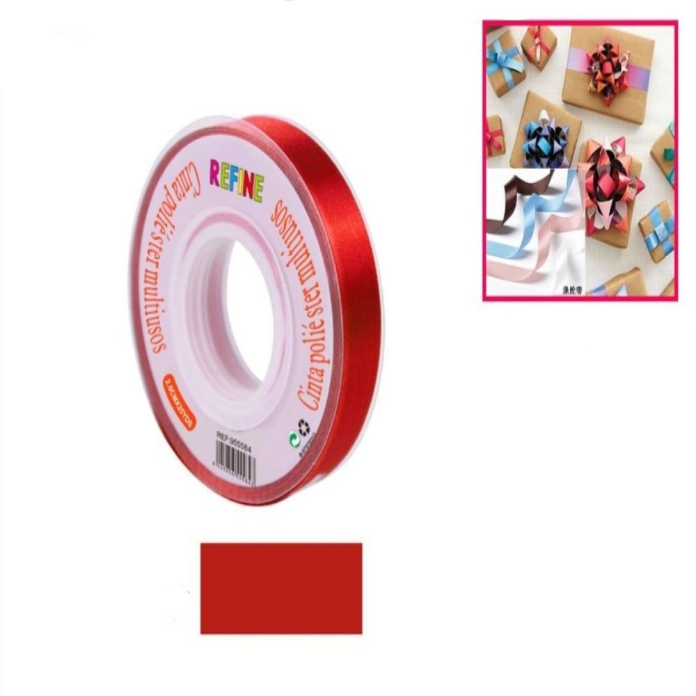 RED GIFT RIBBON 2.0 * 25YDS