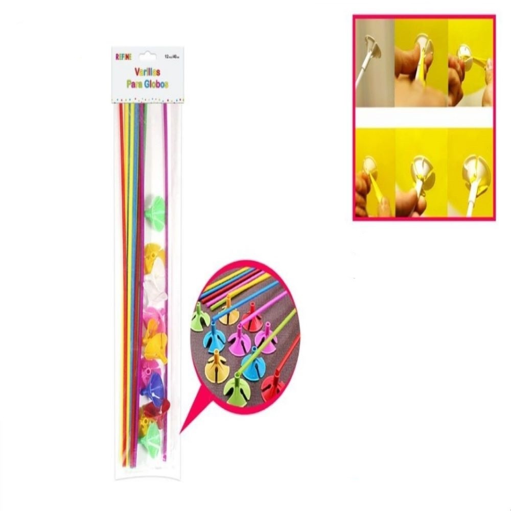 12PCS BALLOON STICKS