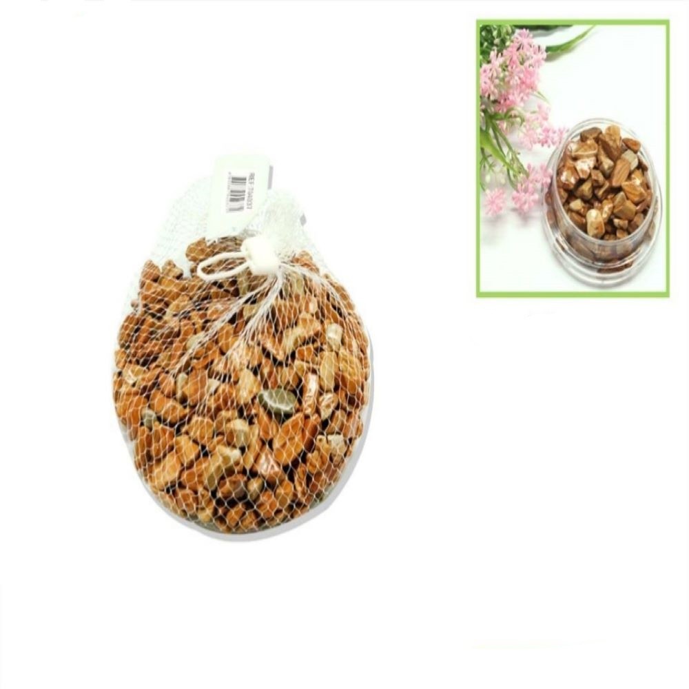 350G AQUARIUM STONES-BROWN