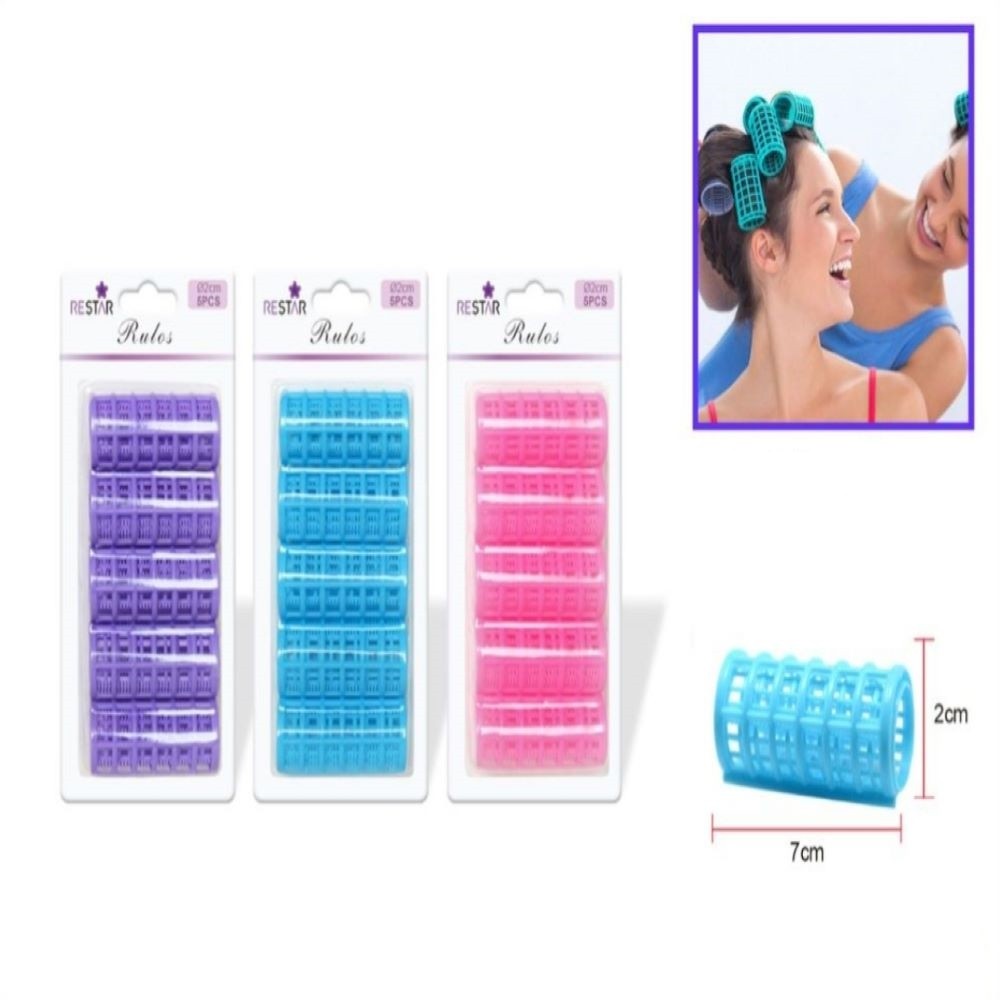 5PCS ROLLERS / PINK