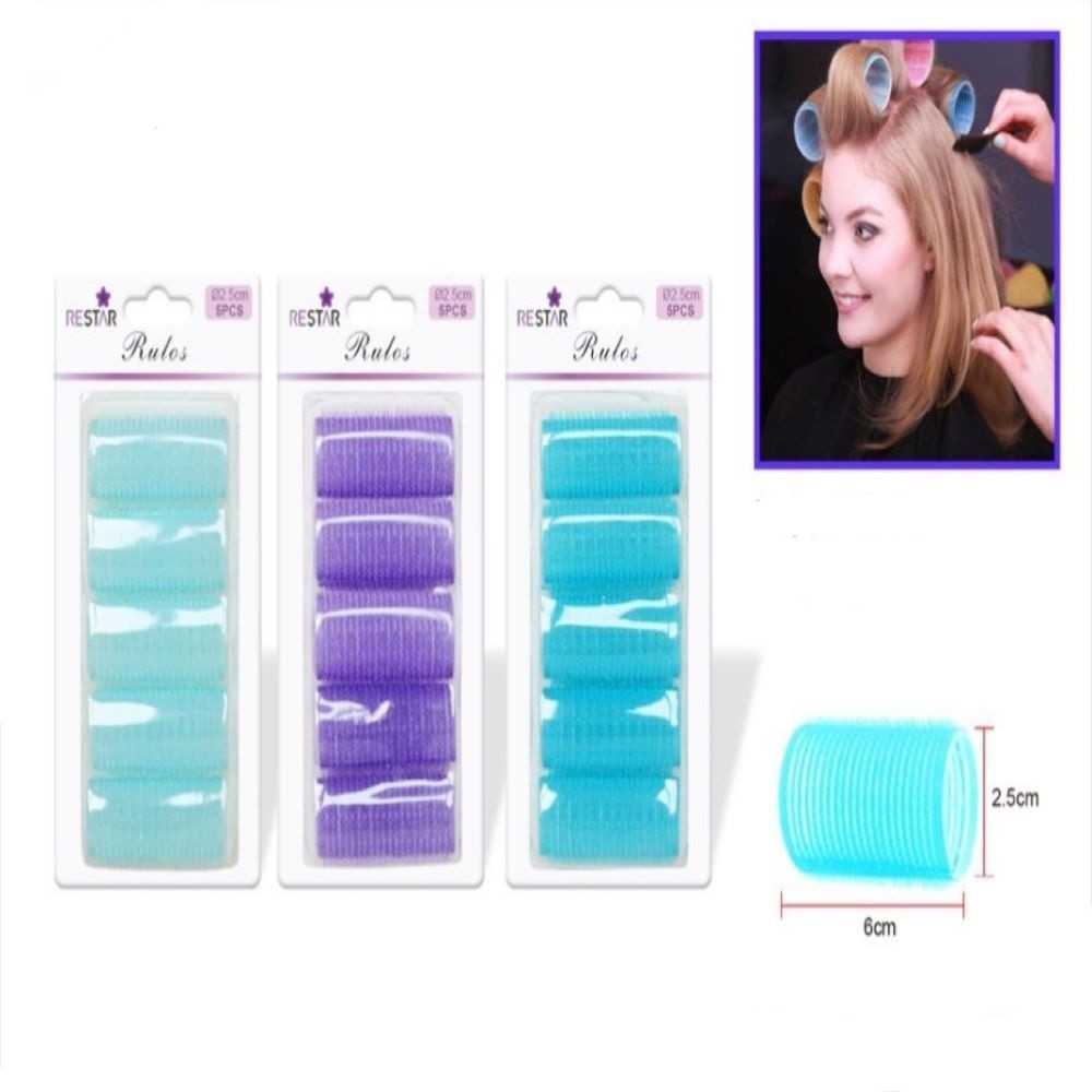 6PCS ROLLERS / VIOLET