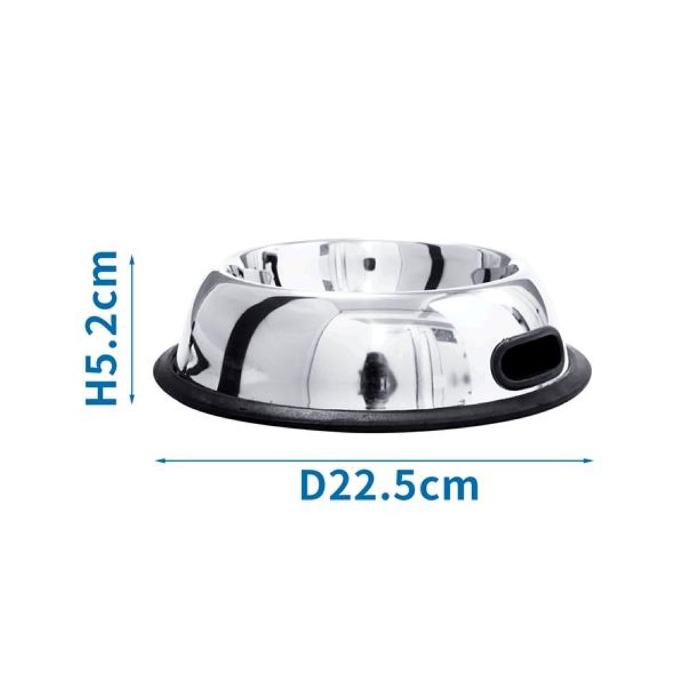 Cuenco antideslizante/ Plata