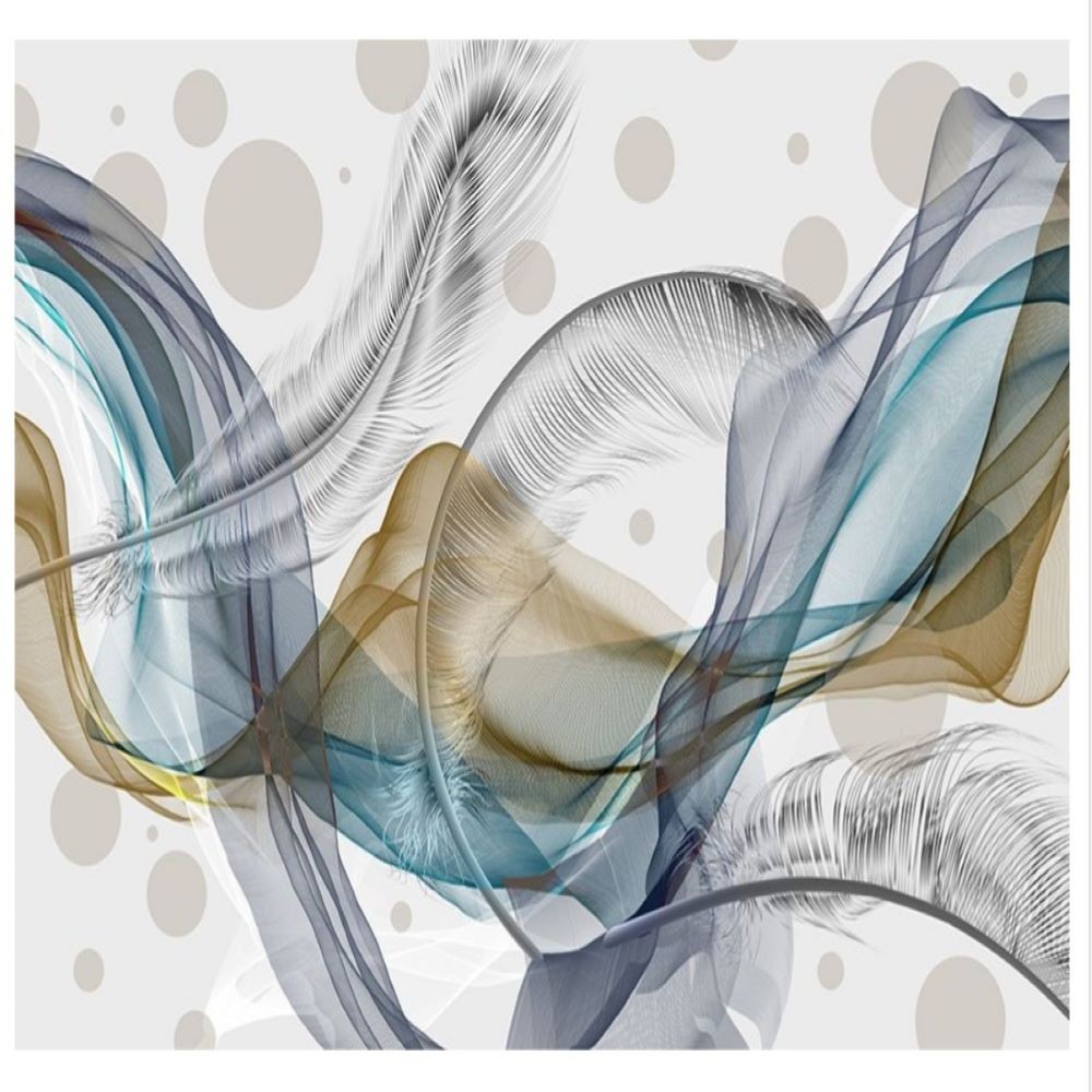 GRAY / PRINTED RUG 40X60 CM