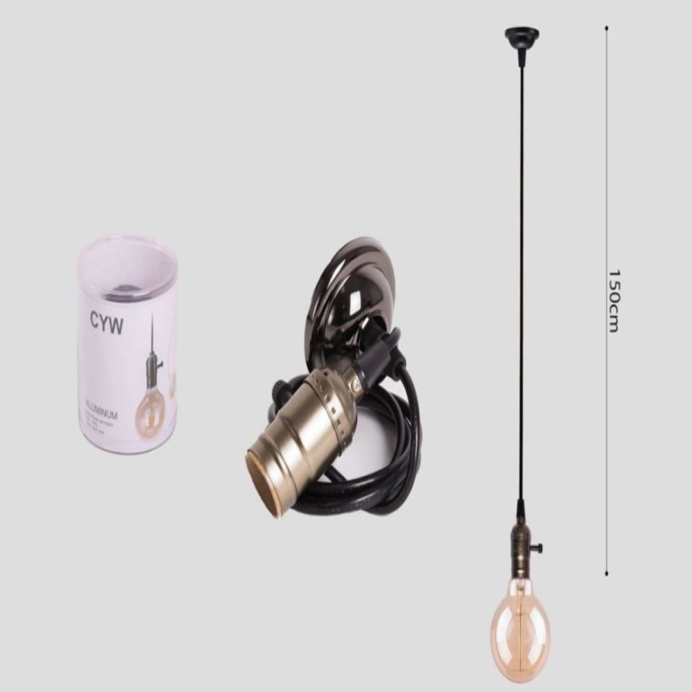 LAMP HOLDER / BRASS ALUMINUM