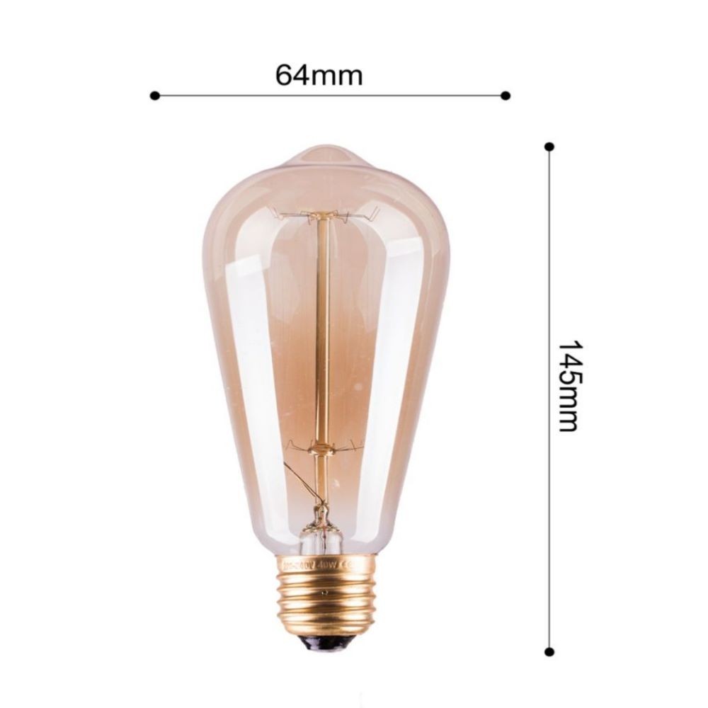 DECORATIVE BULB 64X145MM