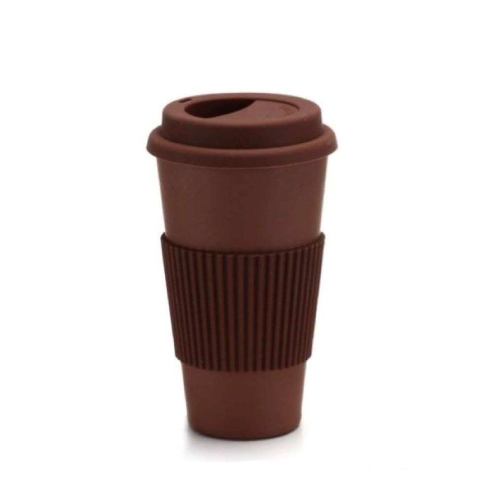 ECO VASO-MARRÓN 400ML