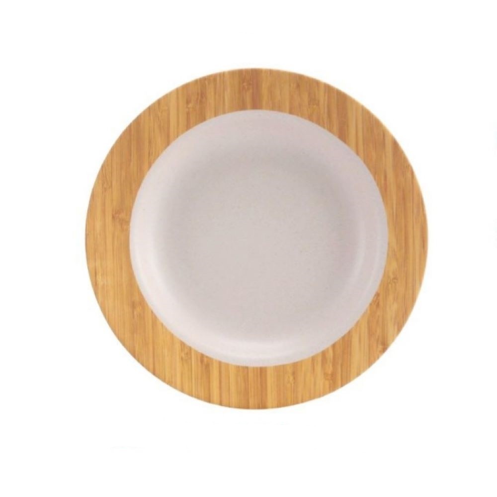 PLATO HONDO-BAMBÚ BEIGE