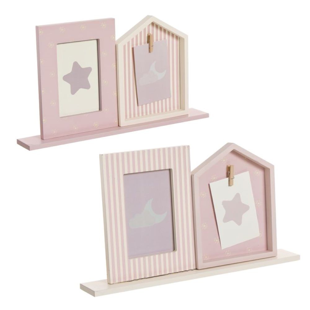 MULTIPLE PHOTO HOLDER-PINK