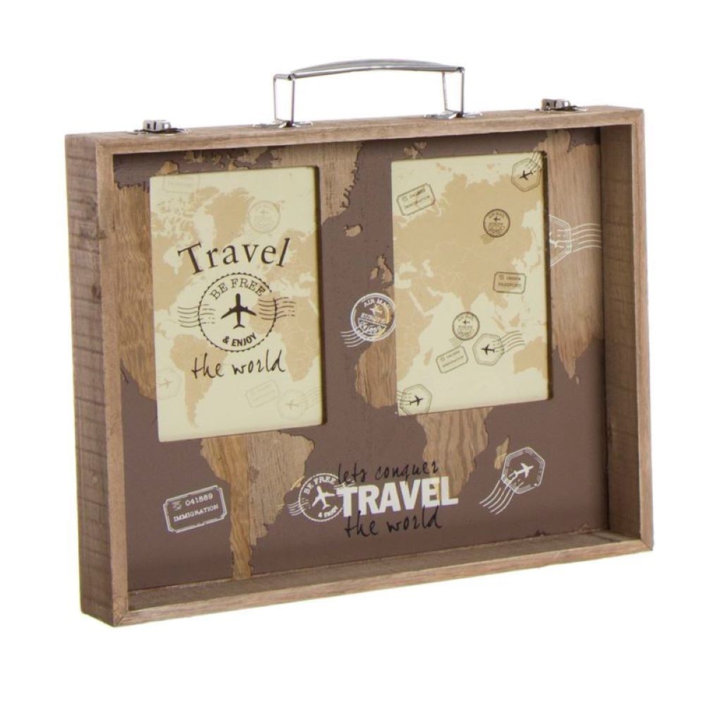 TRAVEL PHOTO HOLDER/SUITCASE