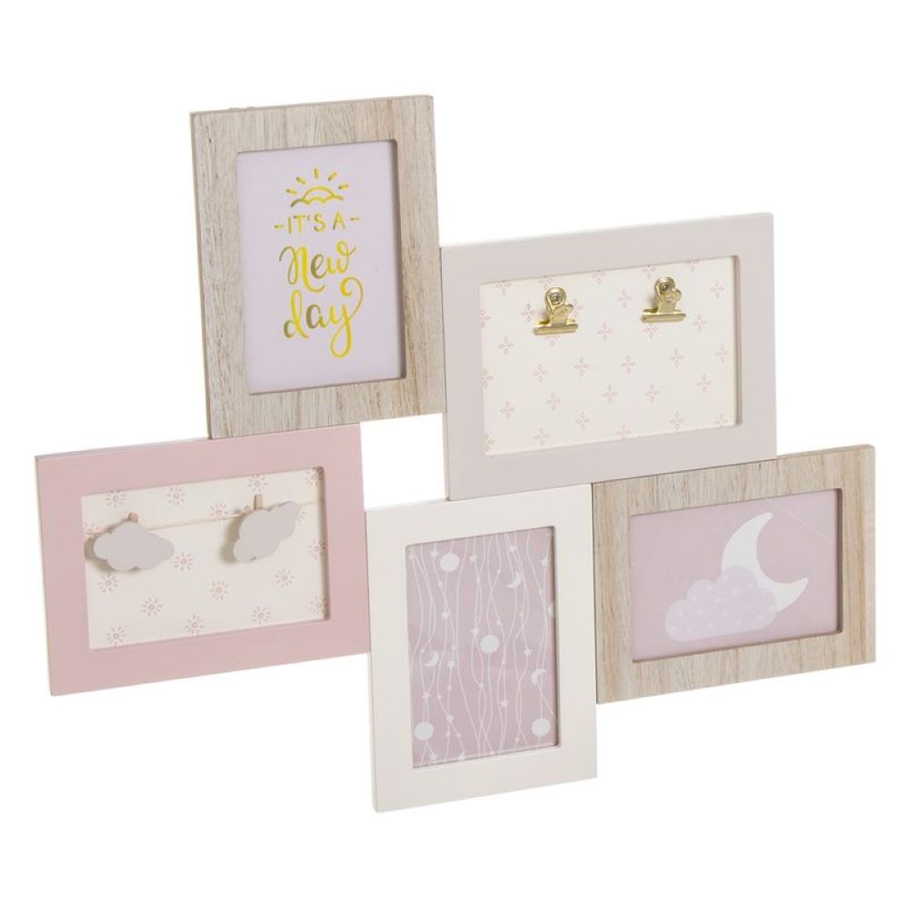 MULTI PHOTO HOLDERS. 5F PINK