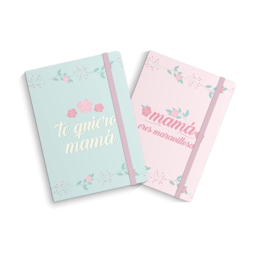 NOTEBOOK "I LOVE YOU MOM" BLUE
