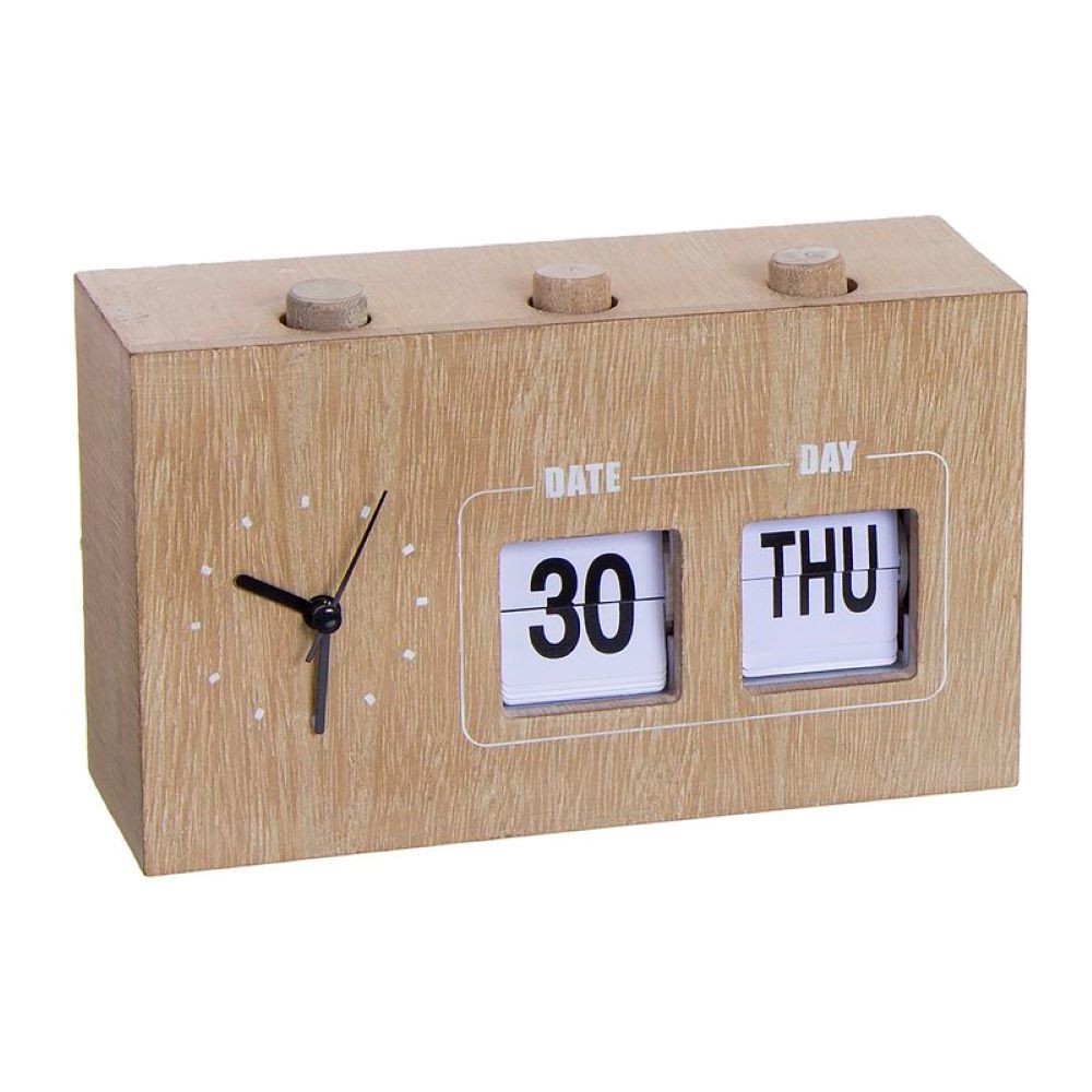CALENDAR W/NATURAL CLOCK