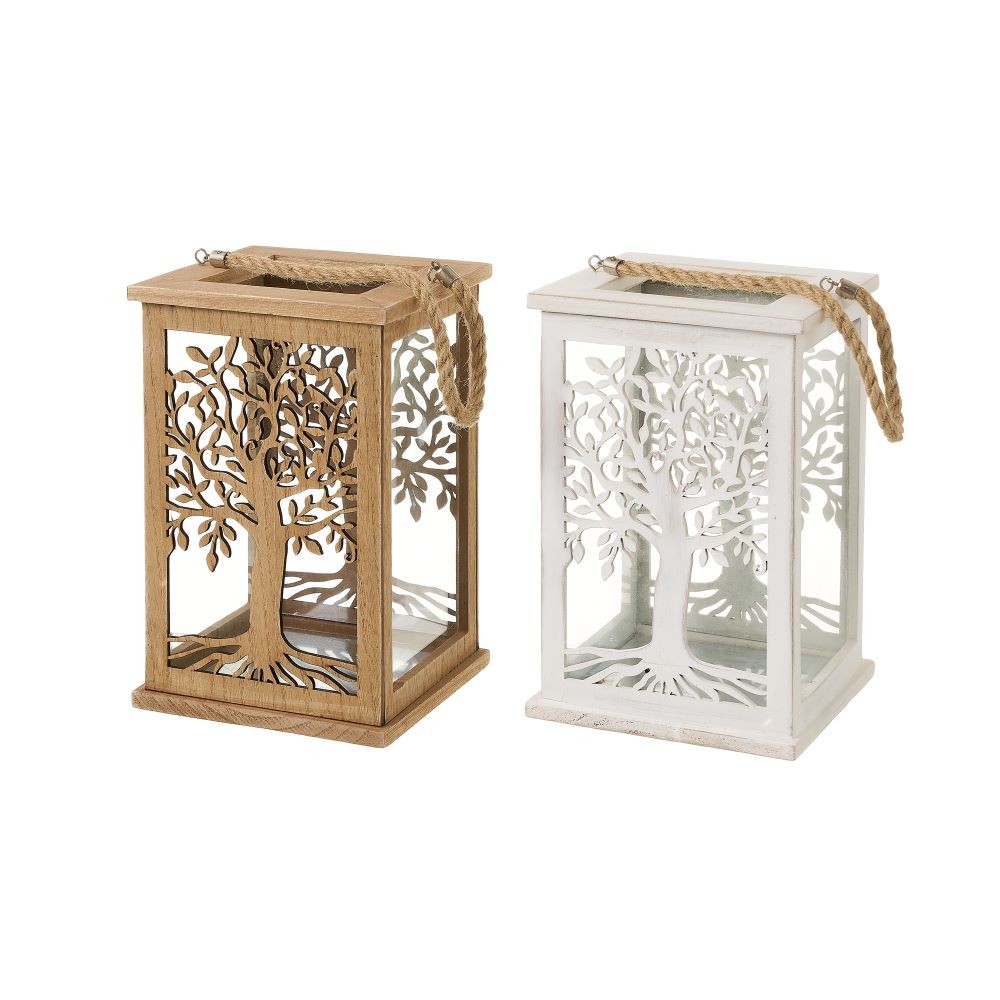 WOOD-TREE CANDLE HOLDER