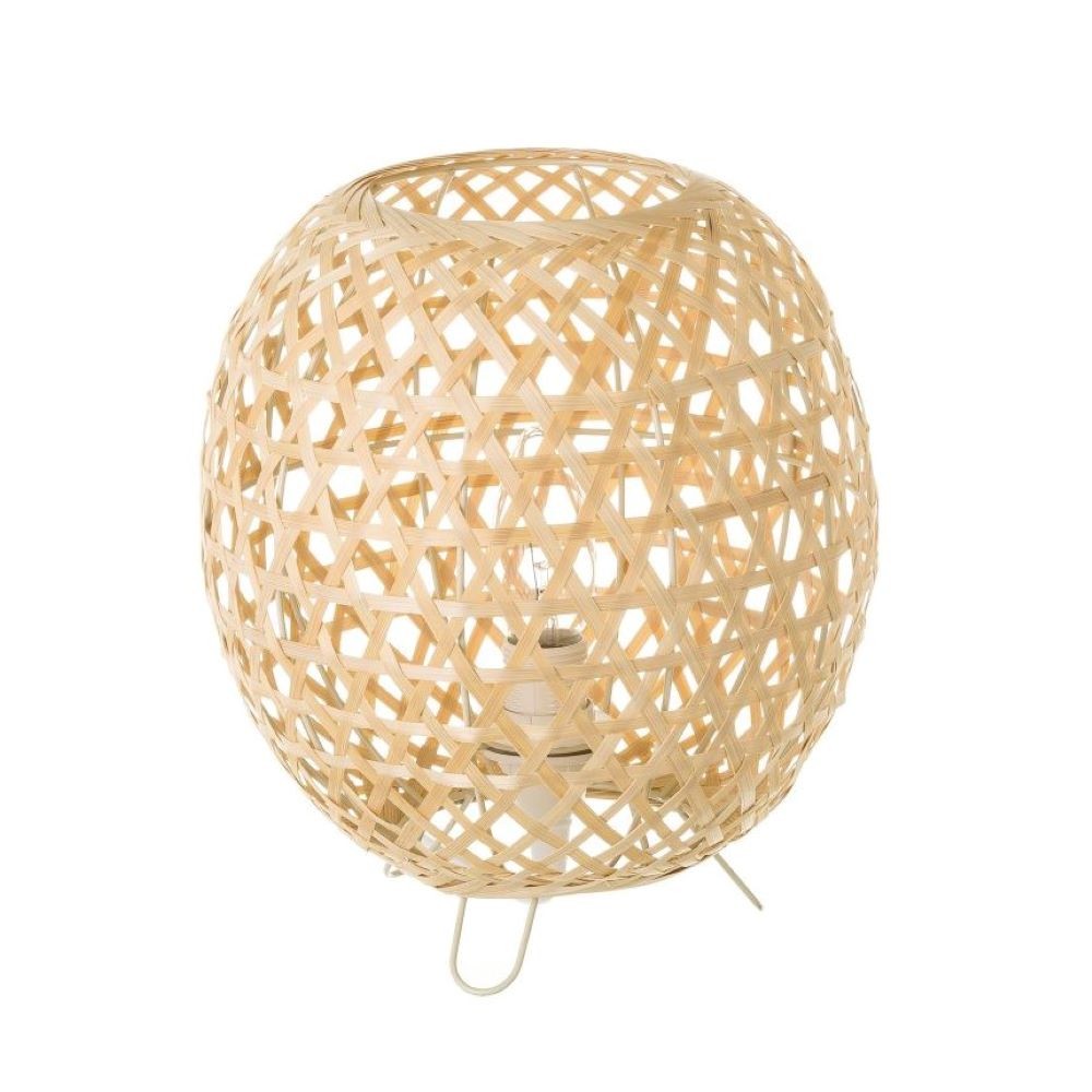 METAL-BAMBOO BEIGE LAMP