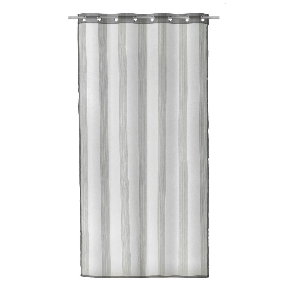 CURTAIN- DRAWN STRIPE/BLUE