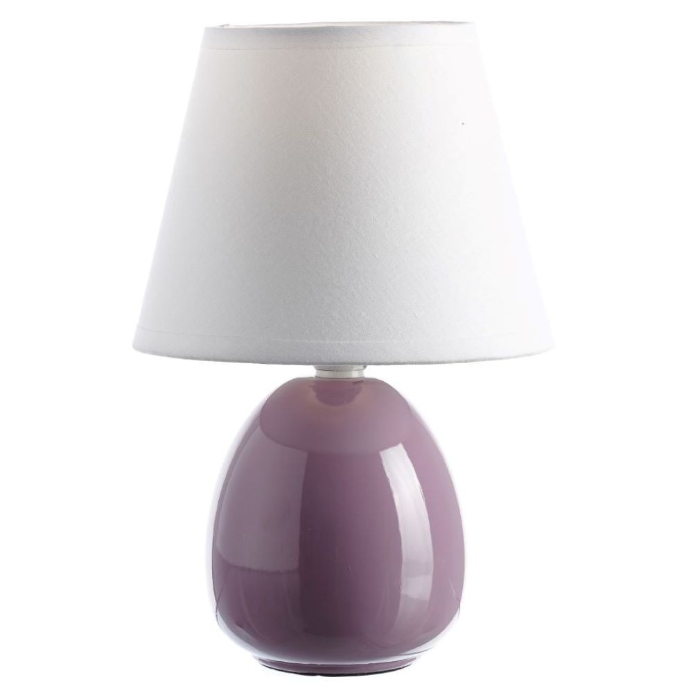 LÁMPARA MORADO-CERÁMICA