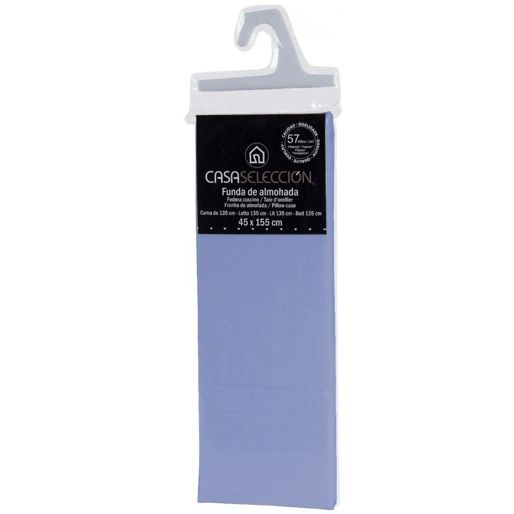 FUNDA DE ALMOHADA AZUL-45X155