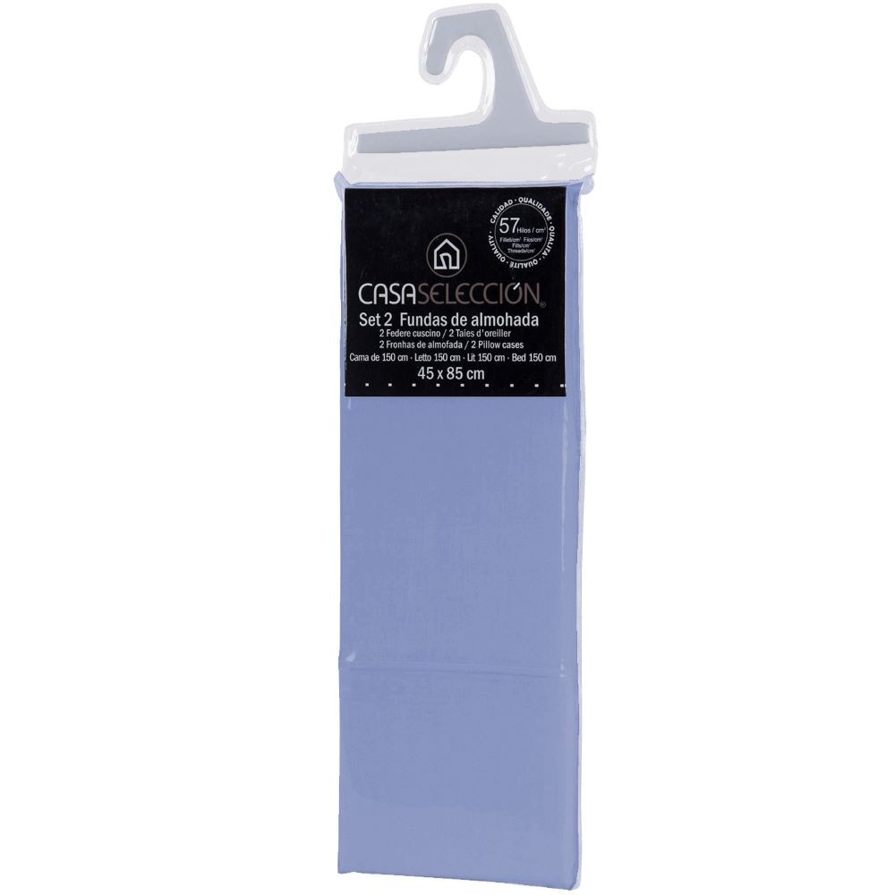 BLUE PILLOW COVER-45X125