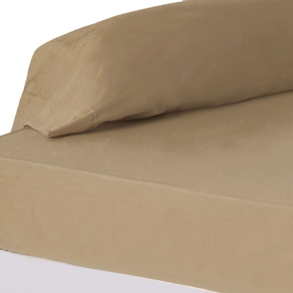 BROWN TOP SHEET-210X270 CM