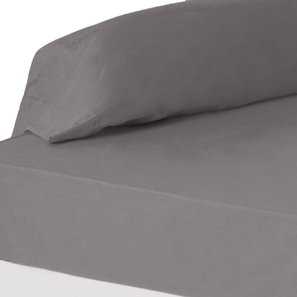 GRAY TOP SHEET-135X200 CM