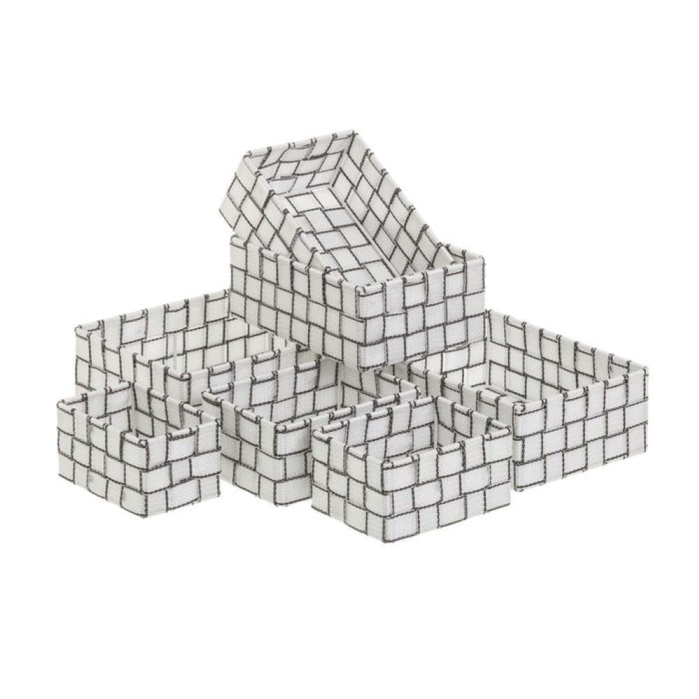 WHITE-GRAY BASKET (21,5)