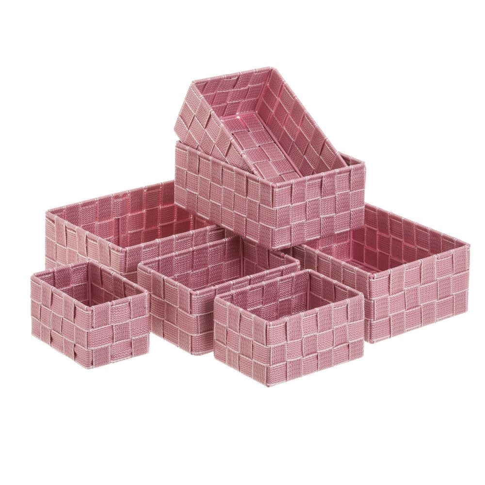 PINK / WHITE BASKET (19.5)