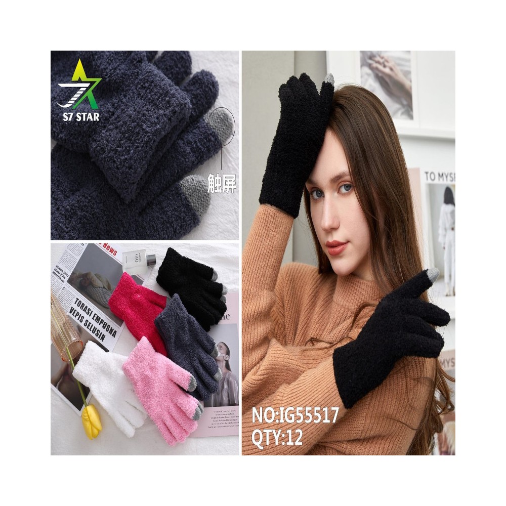 GUANTES DE HILO DE LANA...