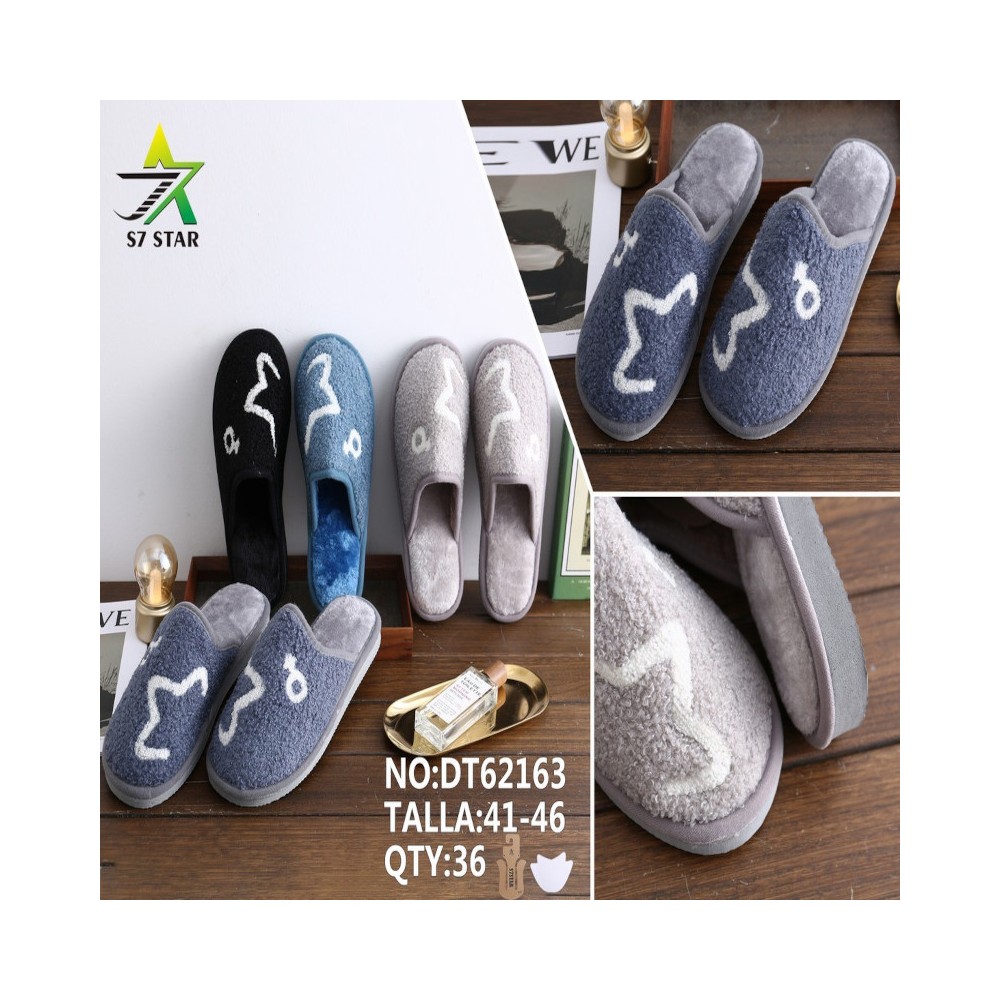 PANTUFLAS DE MOHAIR BORDADO...