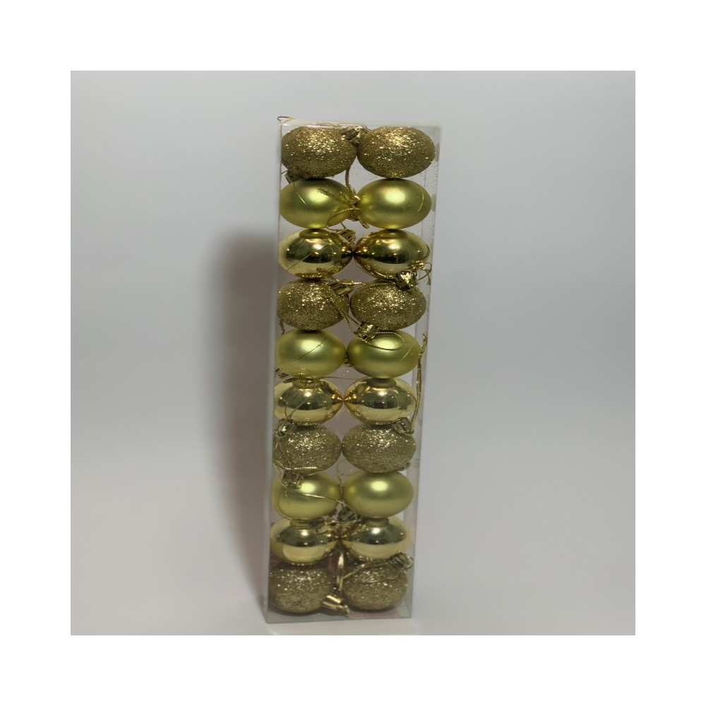 Tubo 20 bolas oro