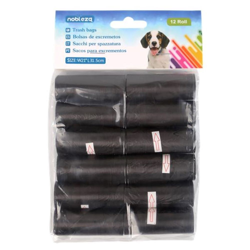 12 rolls garbage bag
